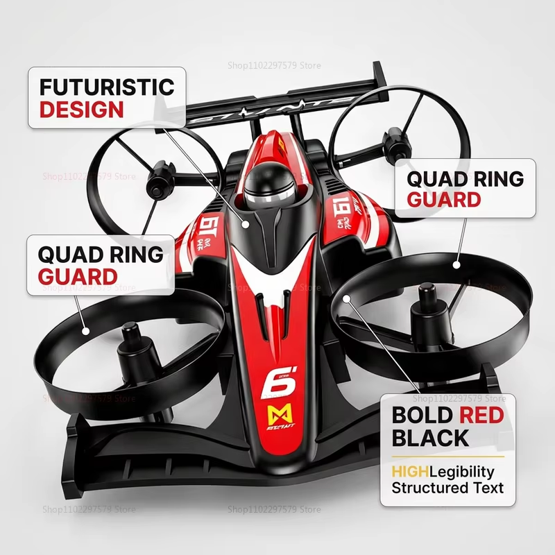 New RC Drift Racing Car Profes - огляд і ціна Drone Kit Tricopter
