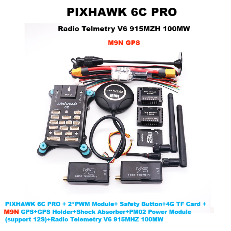 PIXHAWK 6C PRO FMUV6C Ardupilo - огляд і ціна Drone Kit Hexacopter